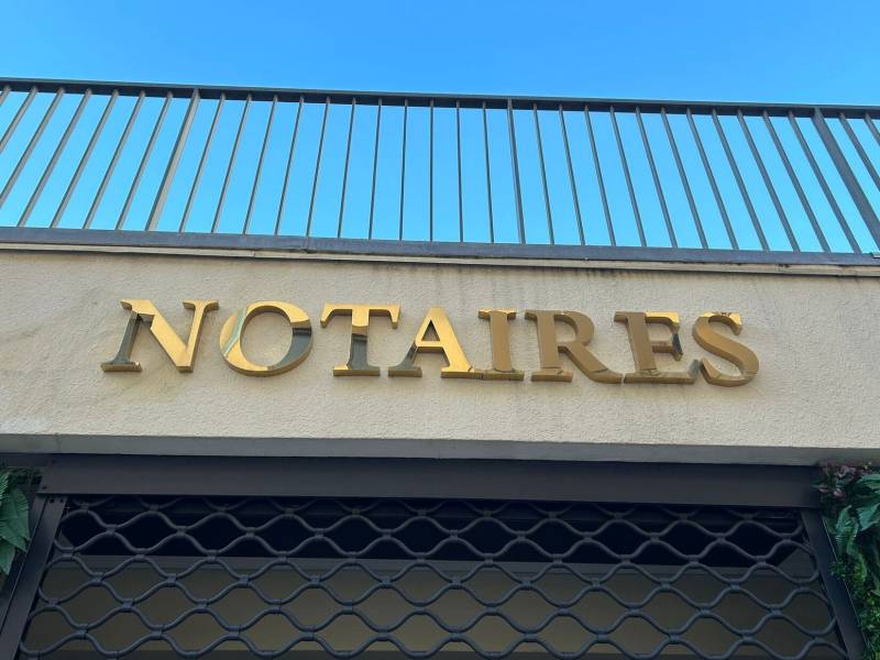 Notaire annonce légale, modèle 